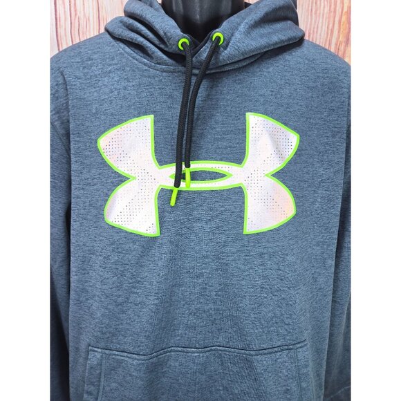 Under Armour Men's Loose Fit Grey Hoodie Medium - Picture 3 of 7